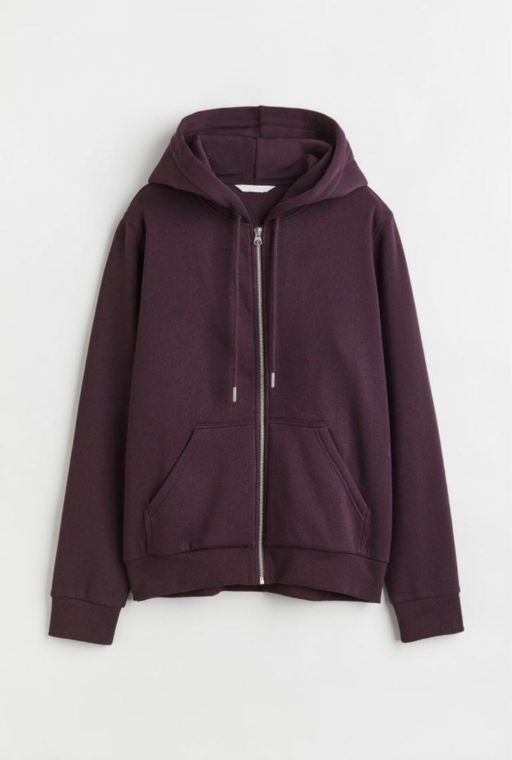 Purple top zip up