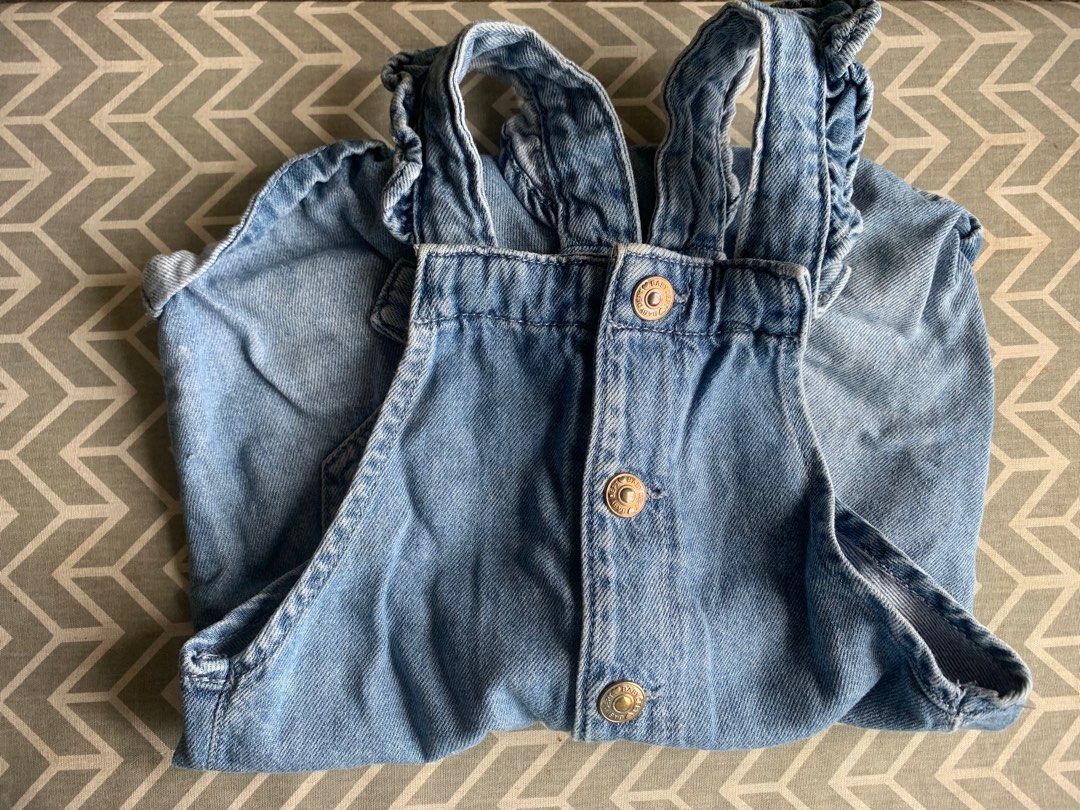 H&m denim romper clearance