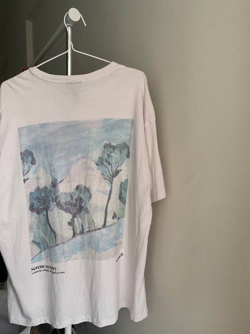 H M Oversized Graphic Tee Men s Fashion Tops Sets Tshirts