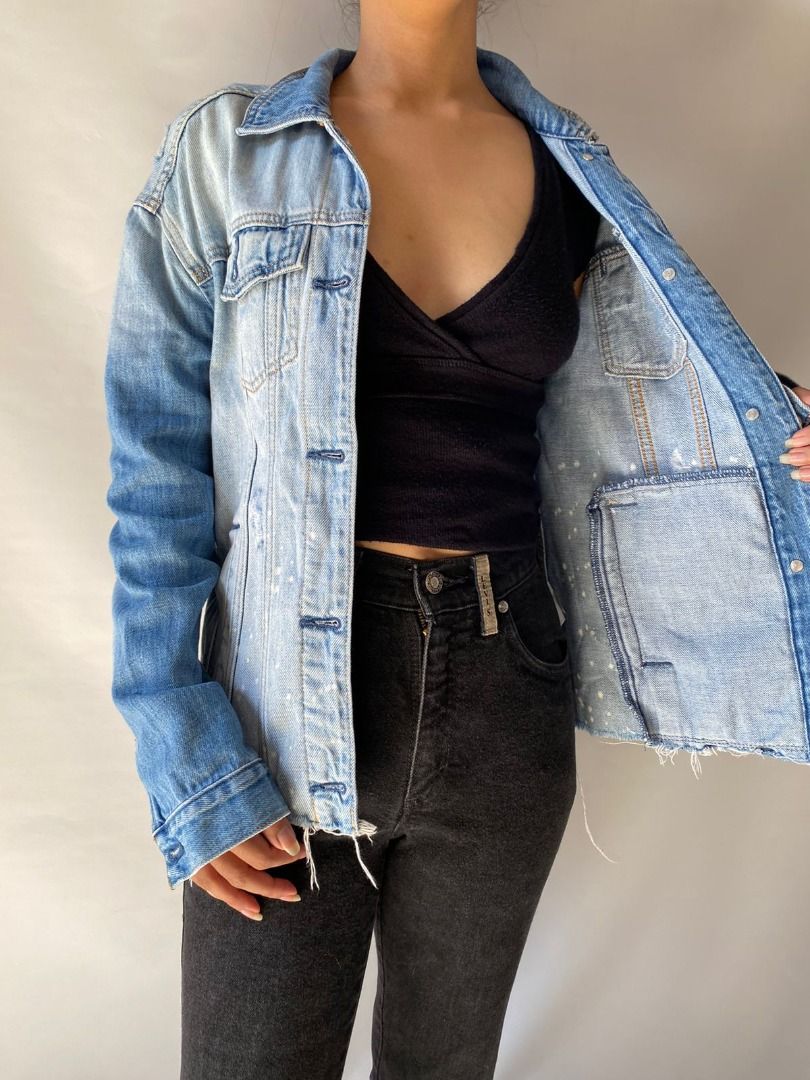 Hollister women's deals denim jacket