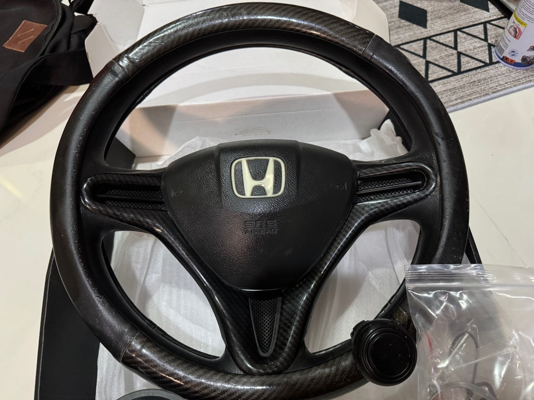 Honda Fit Steering wheel, Car Accessories, Accessories on Carousell