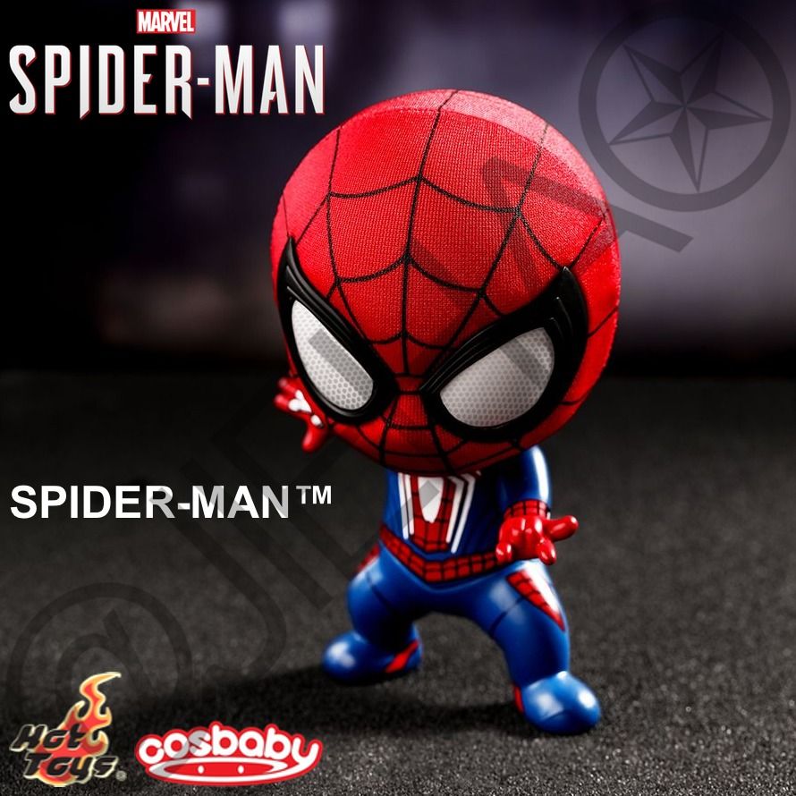 Hot Toys COSB513 Marvel PS4 Spider man with Magnetic Feature Cosbaby S Tags Spiderman