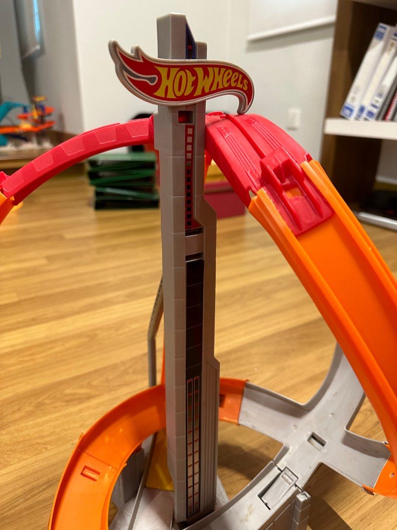 Hot Wheels Spin Storm Track Set, Hobbies & Toys, Toys & Games on Carousell