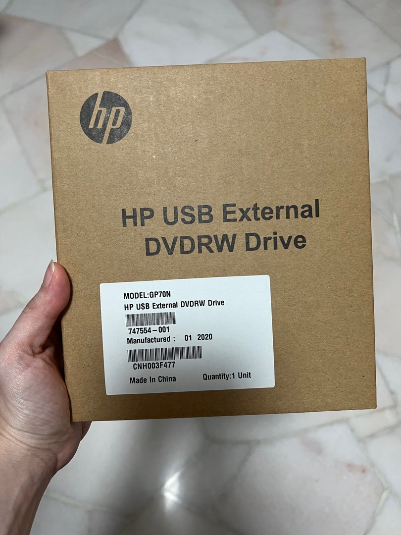 HP USB External DVDRW Drive, Computers & Tech, Parts & Accessories