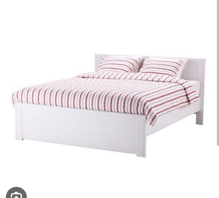 Ikea brusali bed frame with slats, Furniture & Home Living, Furniture