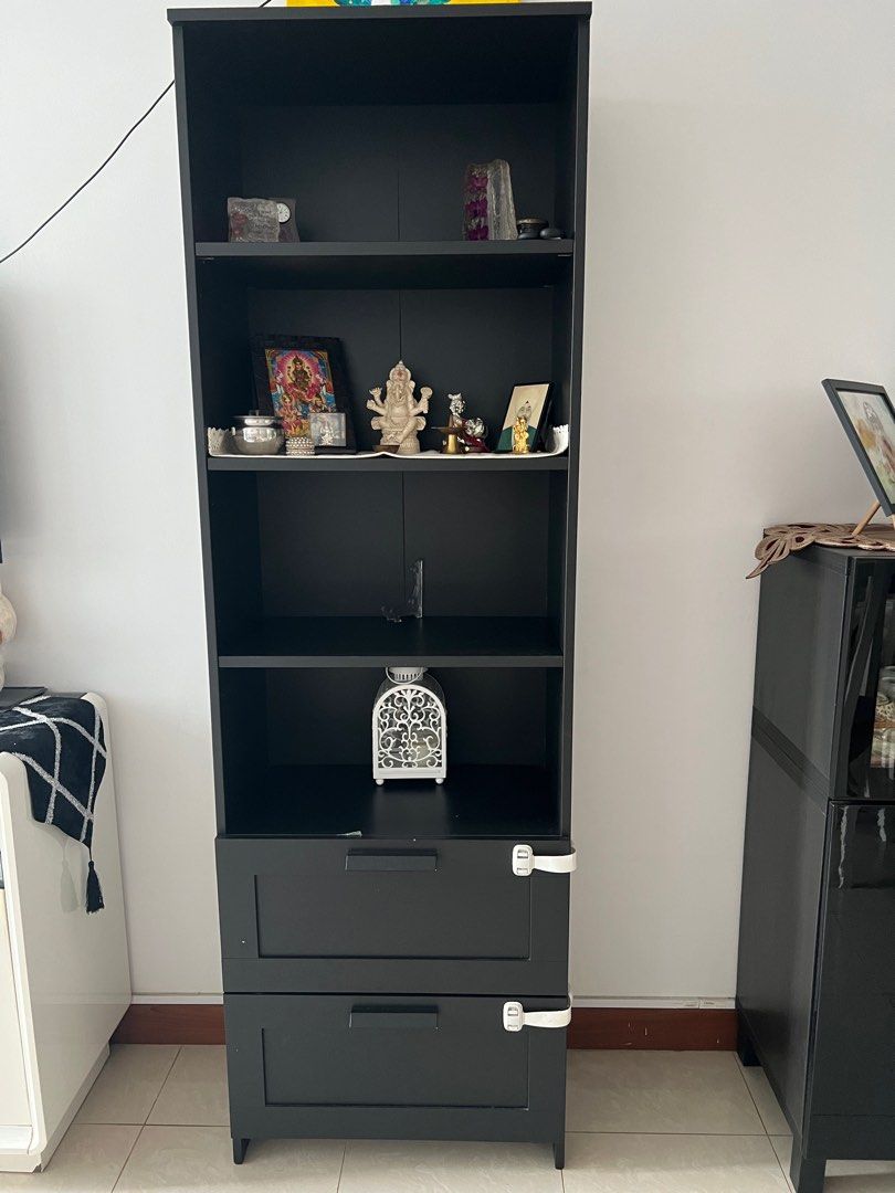 Brimnes online bookcase black