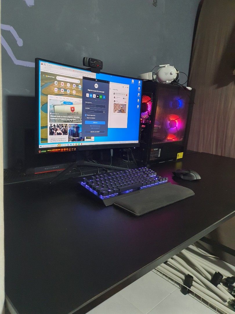 Ikea Utespelare Desk / Table, Furniture & Home Living, Furniture