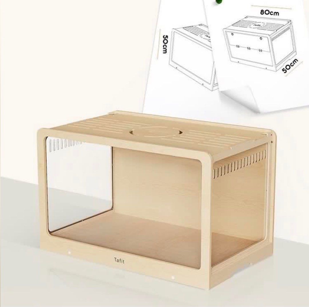 INS - White Oak Hamster Acrylic Cage Hamster Cage 80cm Enclosure, Pet ... - Hamster Cage Insulation Kits
