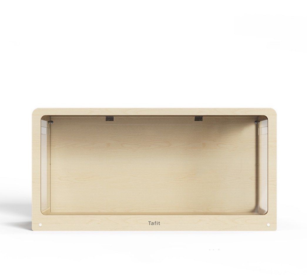 Image showcasing INS - White Oak Hamster Acrylic Cage Hamster Cage 80cm Enclosure, Pet ...