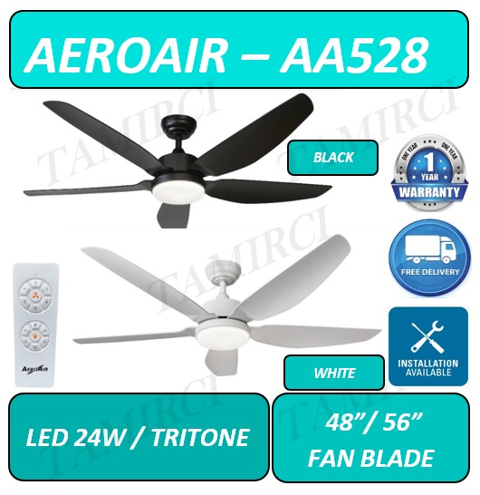 Installation Provided AEROAIR AA528 Ceiling Fan