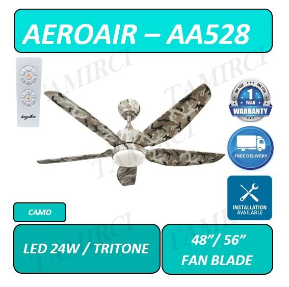 Installation Provided AEROAIR AA528 Ceiling Fan