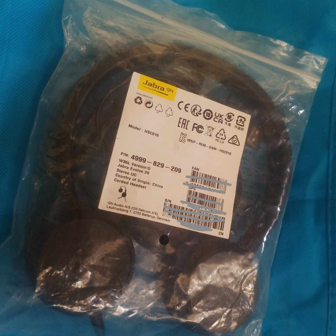 JABRA HEADSET HSC016, Audio, Headphones & Headsets on Carousell