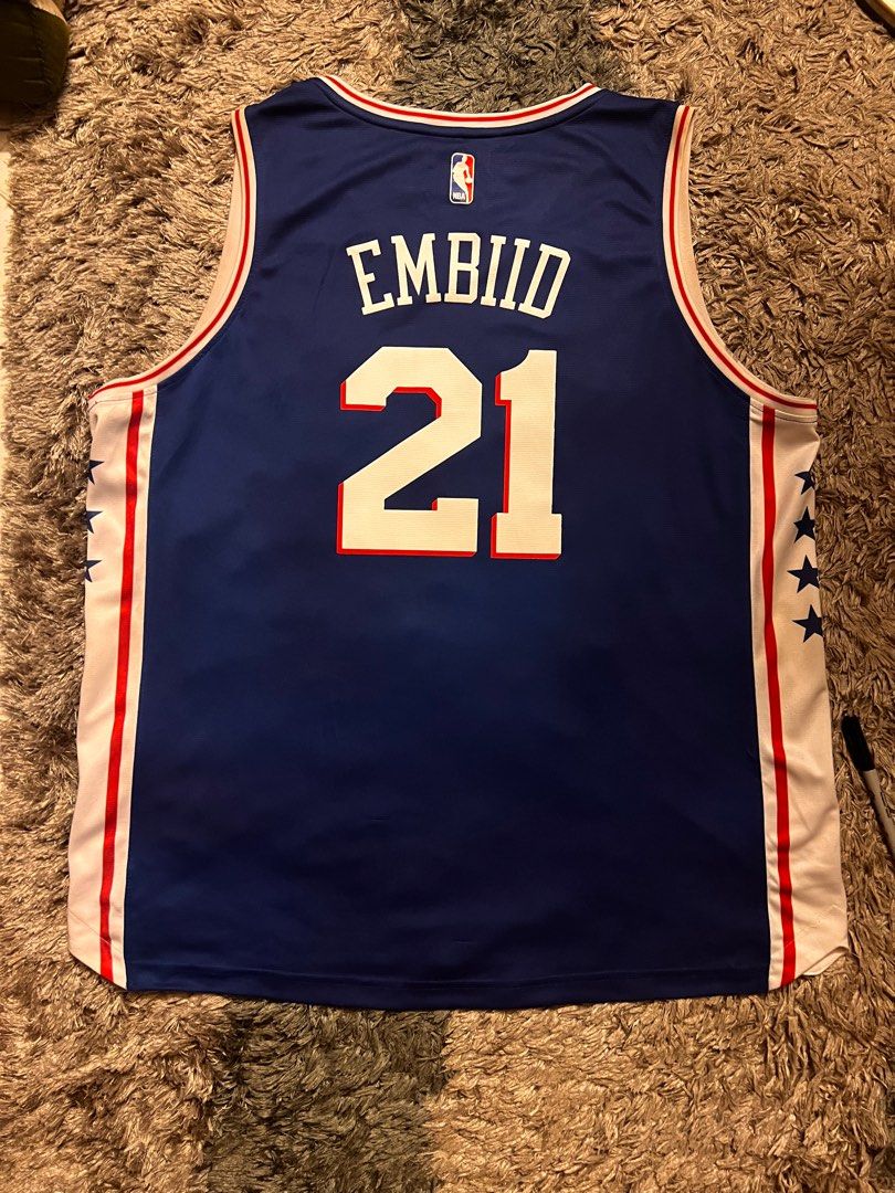Joel Embiid nba basketball Philadelphia 76ers jersey fanatics
