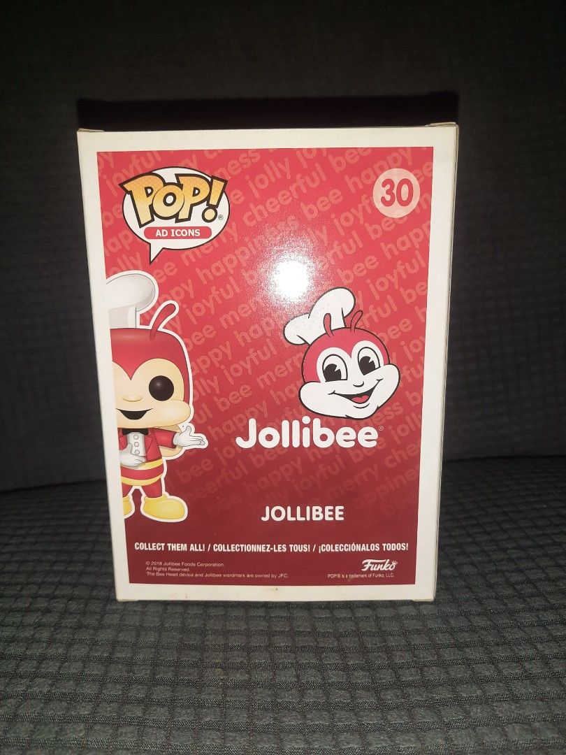 JOLLIBEE 30 (Category: Designer & Blind Box Toys) located in Las Pinas. Submitted by carlocoronia (Listing ID 1257537572, Image 3). Description: Please see pictures regarding box condition PM if interested ❤.
