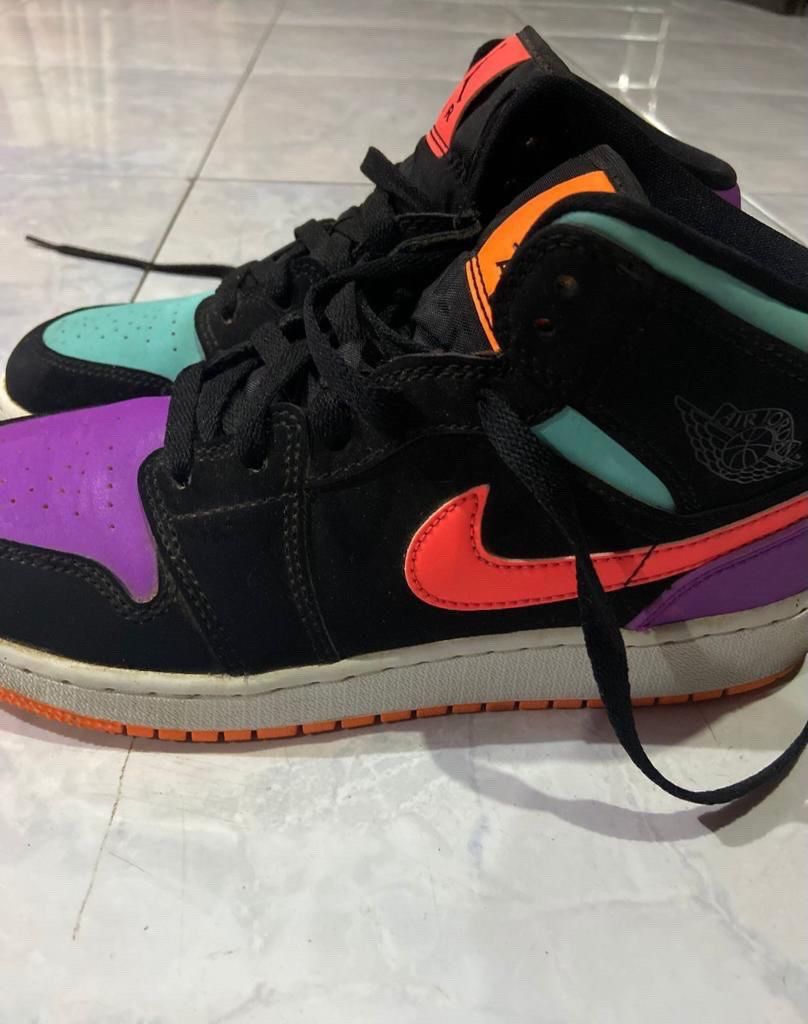 Jordan 1 mid multicolor gs sales