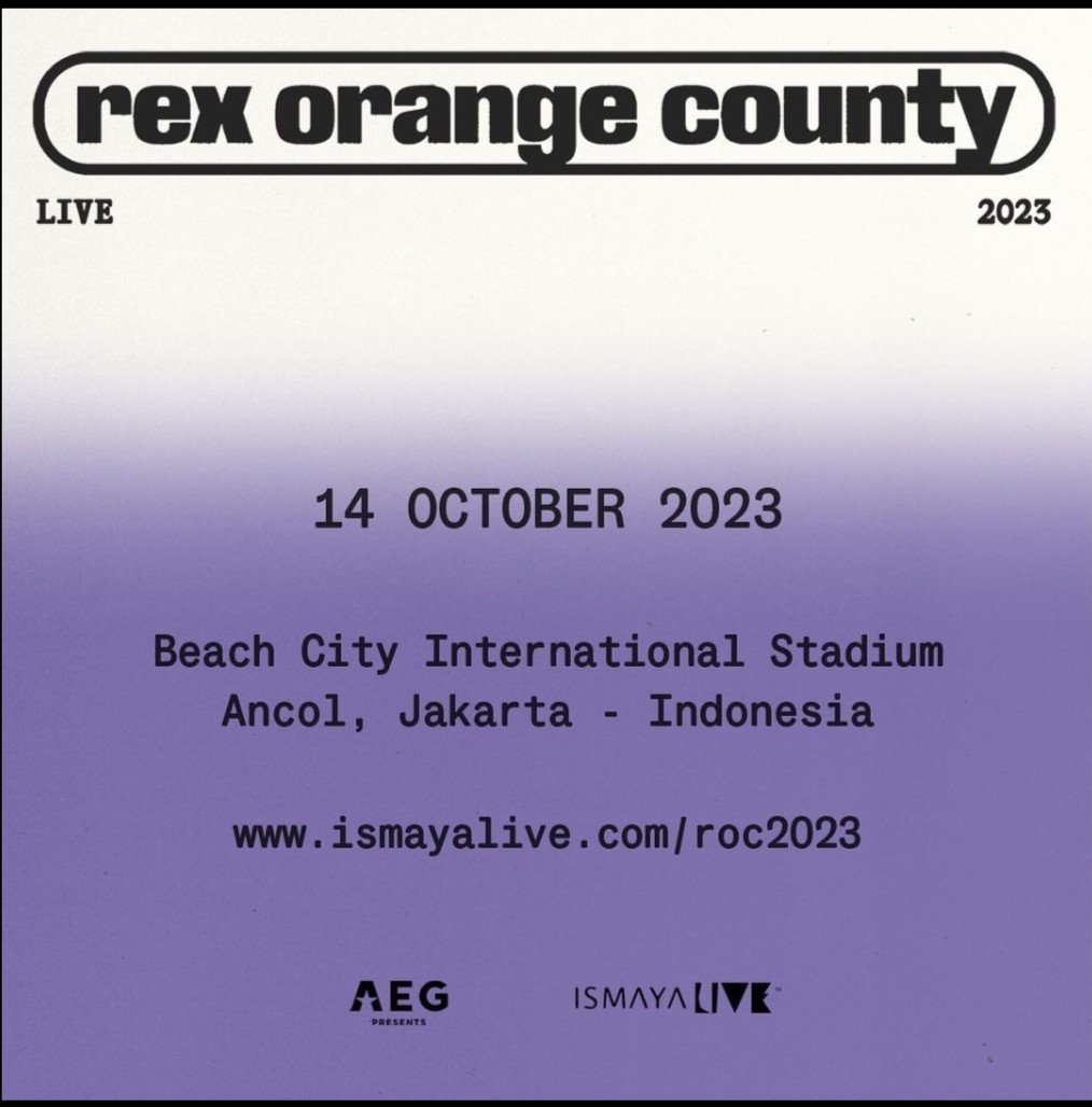 Rex Orange County Jakarta Show Gets a Venue Upgrade — Ismaya Live