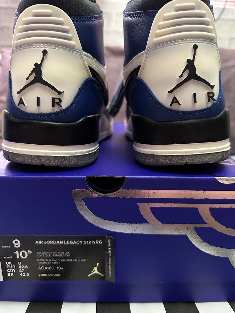 Jordan legacy 312 storm blue for sale hot sale
