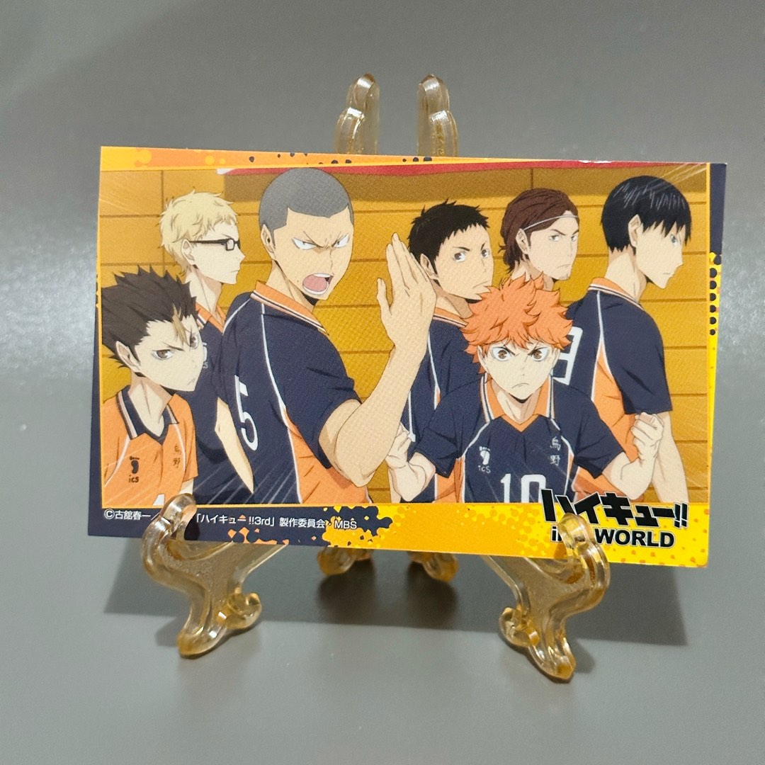 AmiAmi [Character & Hobby Shop]  Haikyuu!! Acrylic Art Panel Karasuno High  School Yojijukugo(Released)