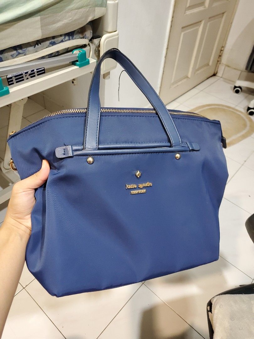 Navy blue kate spade bag store