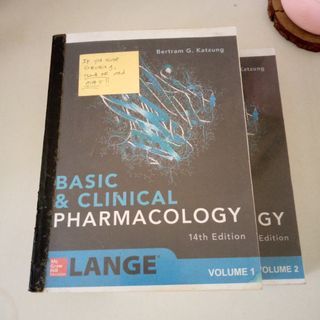 Katzung Basic & Clinical Pharmacology (14th edition)