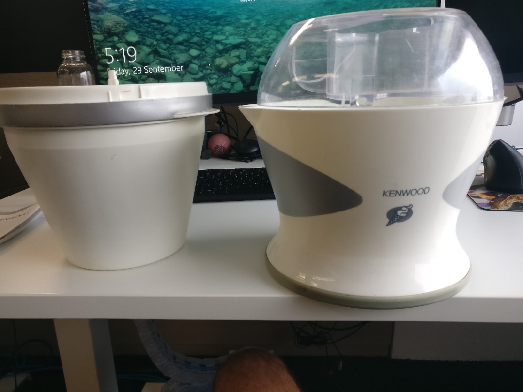 Kenwood im250 ice cream maker hot sale