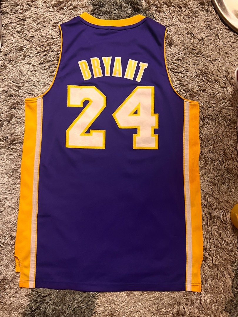 VINTAGE ADIDAS NBA LAKERS 24 KOBE BRYANT JERSEY SIZE XL