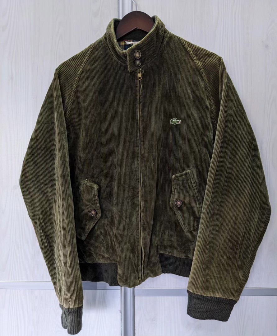 Lacoste corduroy harrington jacket, Men's Fashion, Coats, Jackets and ...