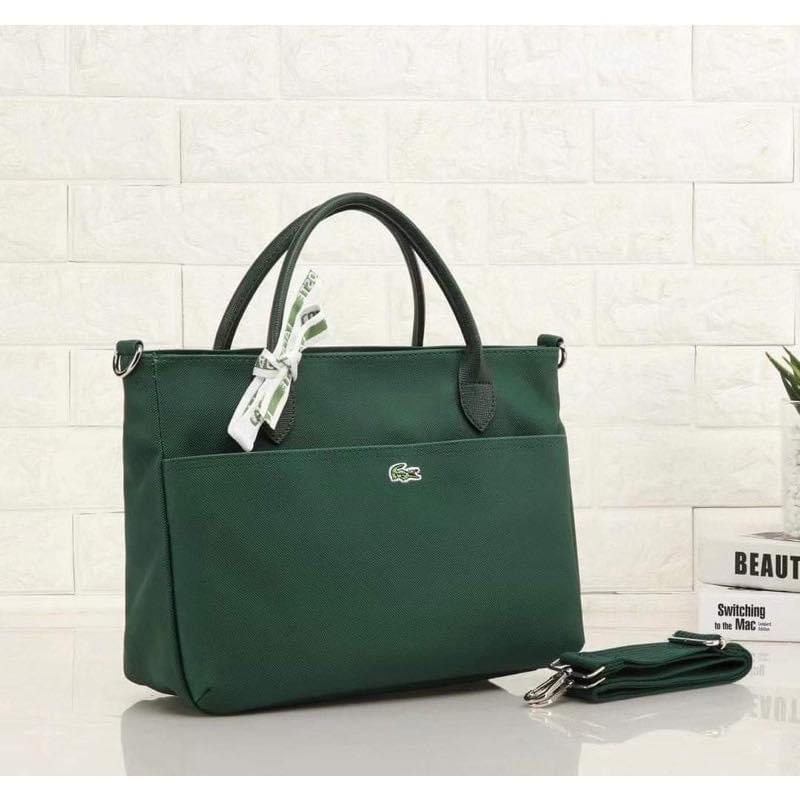 Lacoste shoulder sling bag Women s Fashion Bags Wallets