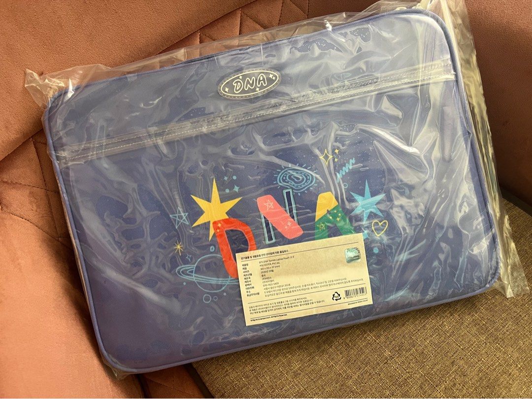 Laptop Pouch BTS DNA (Category: Laptop Bags & Sleeves) located in Manila. Submitted by ganned (Listing ID 1257566316, Image 1). Description: BTS DNA Laptop Pouch 13.3 inch .