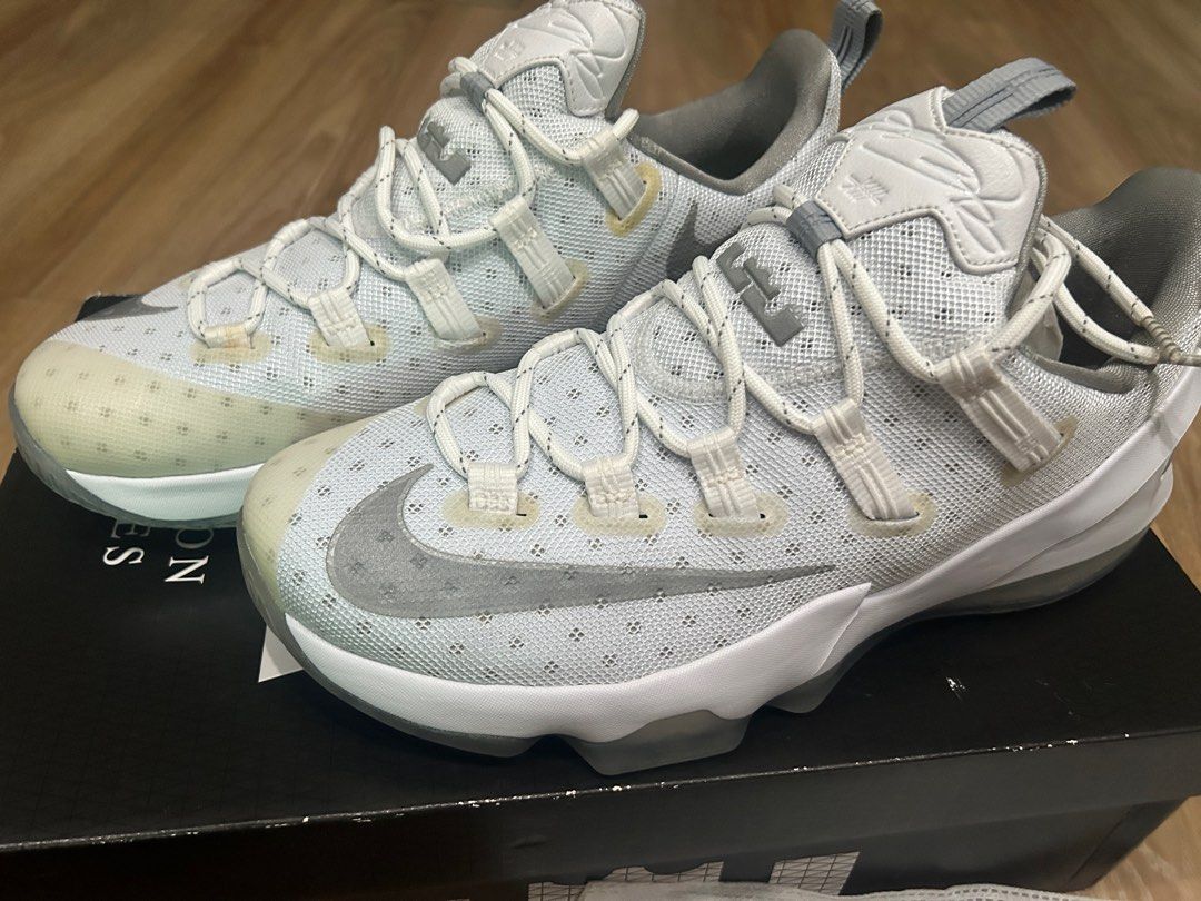 Lebron 13 low white silver 2025
