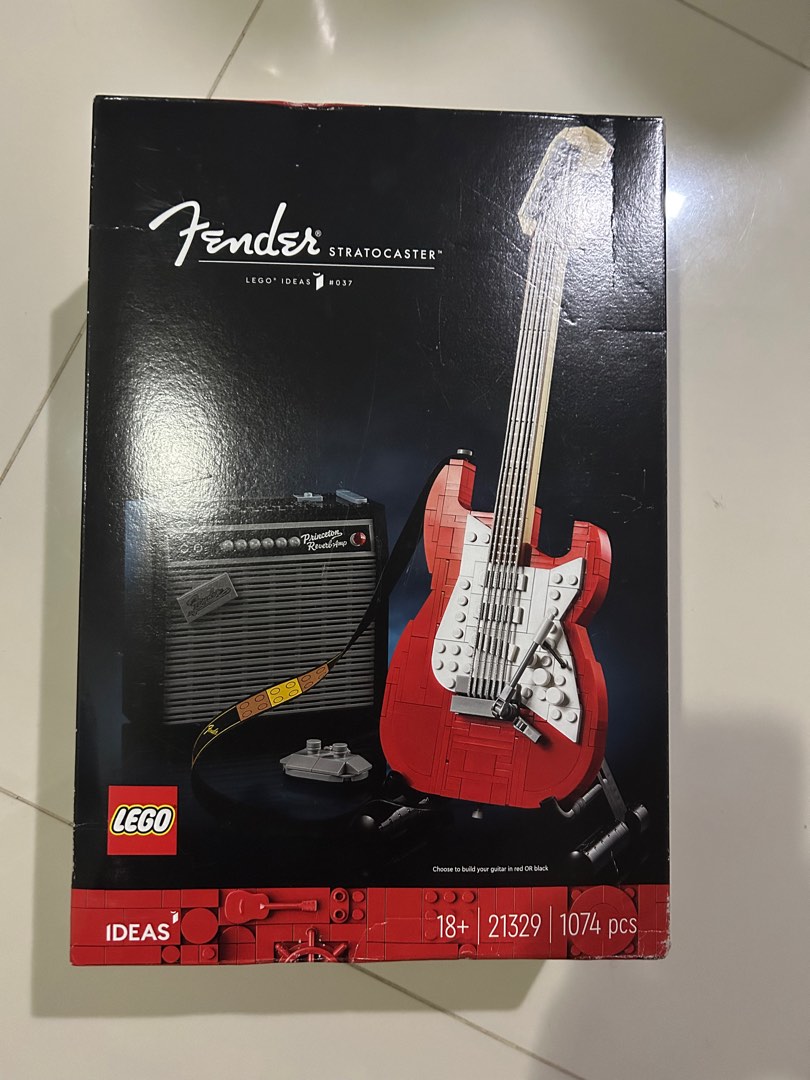 Lego Fender Guitar, Hobbies & Toys, Toys & Games on Carousell