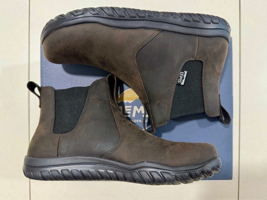 Lems Men s Chelsea Boot Waterproof Expresso Colour