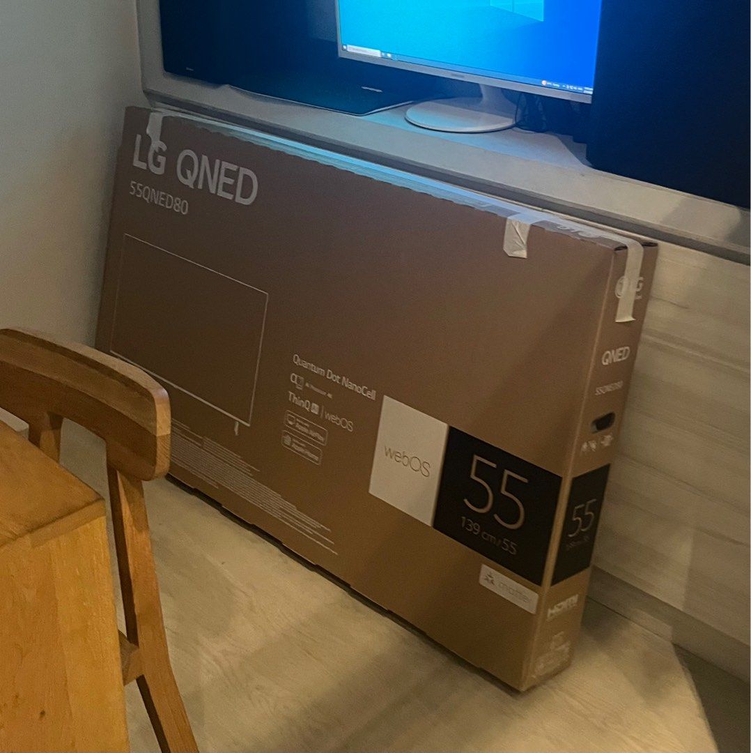 LG 55QNED80SRA 55inch 4K QNED Smart TV [BRAND NEW IN BOX FROM HARVEY NORMAN], TV & Home