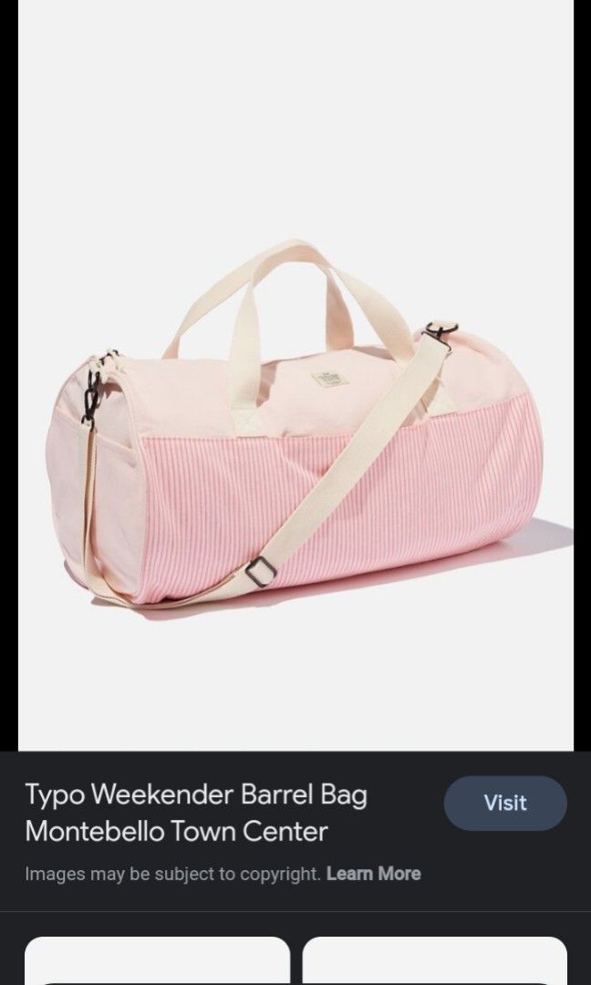Typo weekender on sale bag