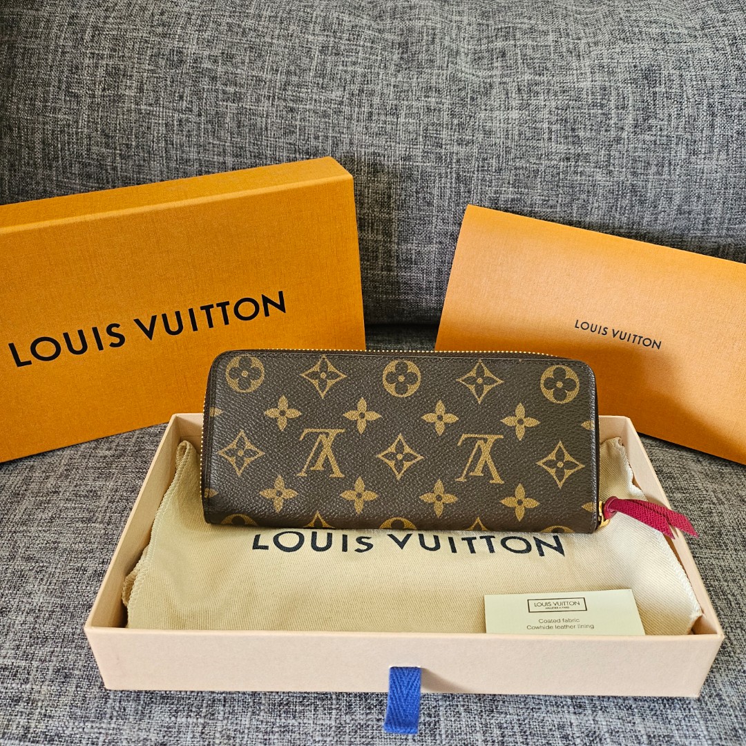 Louis Vuitton Clemence Wallet in Fuchsia, Luxury, Bags & Wallets on  Carousell