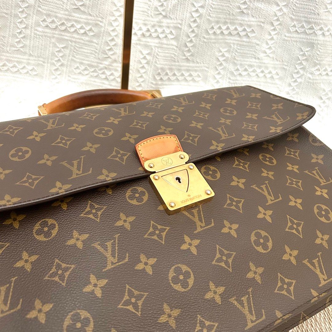 Louis Vuitton Laguito Briefcase LV Monogram Satchel, Luxury, Bags & Wallets  on Carousell