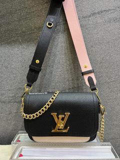 Louis Vuitton Pont 9 Bag Black/ Pink Smooth Calfskin Leather, Luxury, Bags  & Wallets on Carousell