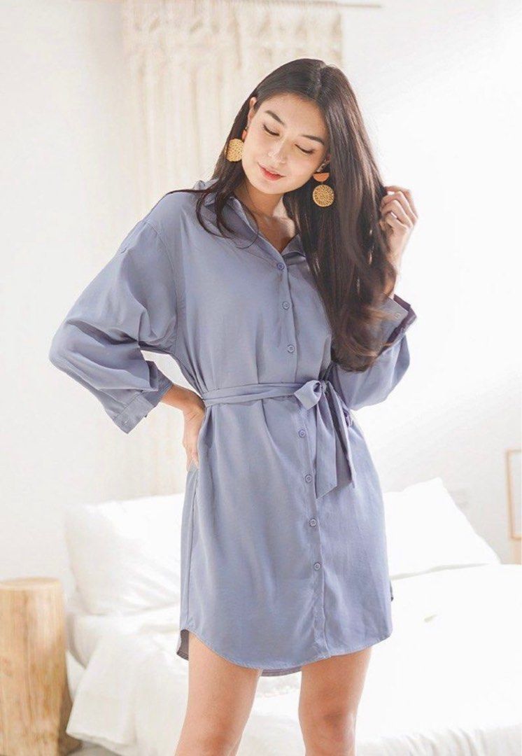 Boyfriend sales shirt dress