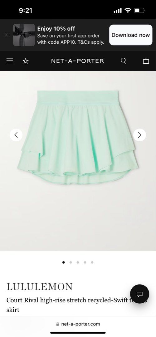 Lululemon Court Rival HR Skirt Long Women #39 s Fashion Activewear on