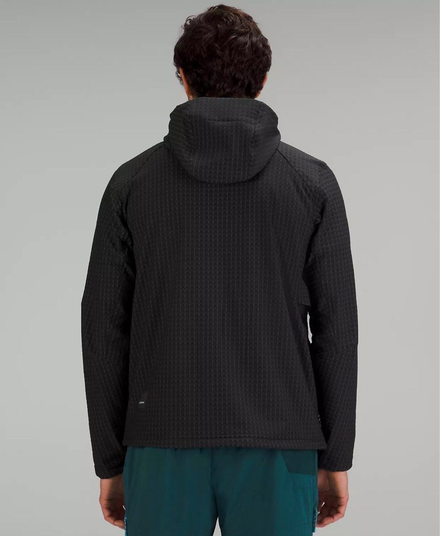 Lululemon Men's Water Repellent Grid Fleece Hiking Jacket-XS/S/L