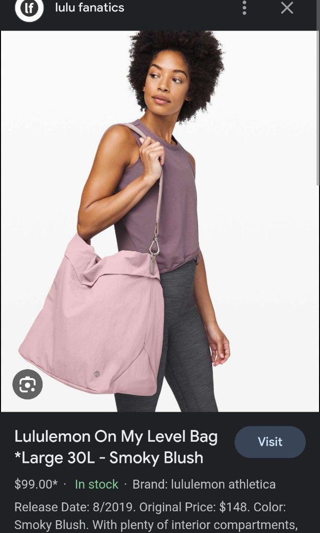 Lululemon hotsell large bag