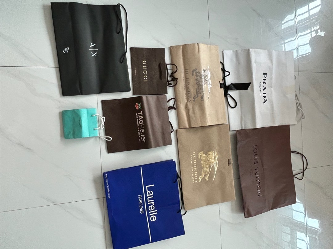 Luxury branded paper bag, Luxury, Accessories on Carousell