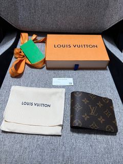 Louis Vuitton Blue LV Aerogram Leather Multiple Wallet