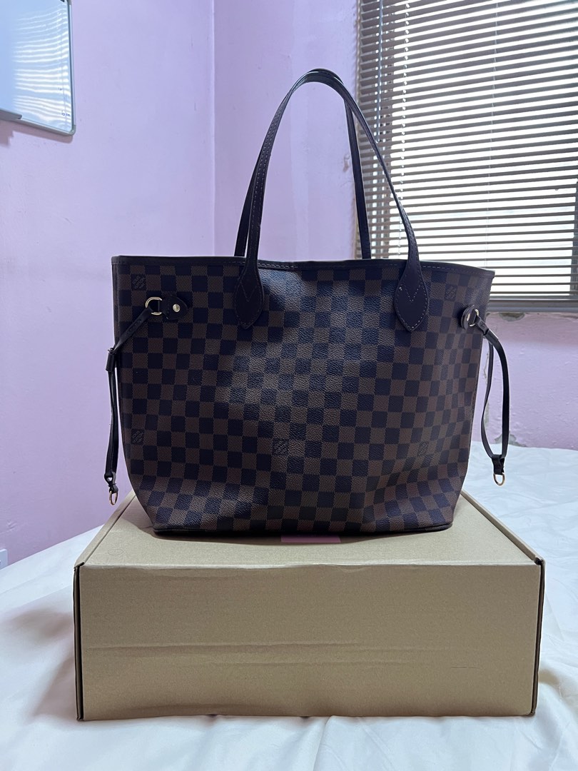 Louis Vuitton - Authenticated Neverfull Handbag - Leather Black for Women, Never Worn