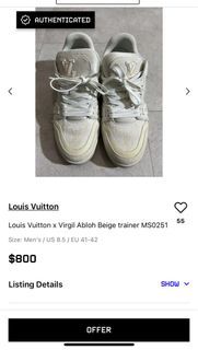 LV x YK Louis Vuitton Trainer Sneaker - LS37