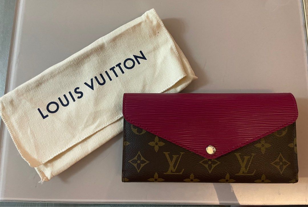 Sold at Auction: Louis Vuitton, LOUIS VUITTON MARIE LOU EPI & MONOGRAM LONG  WALLET