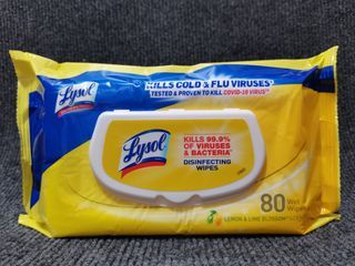 Lysol disinfecting wipes 80s