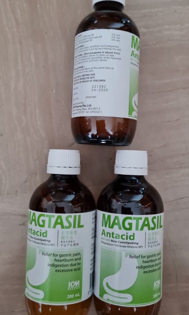 Magtasil Antacid mixture 200ml, Health & Nutrition, Health Supplements
