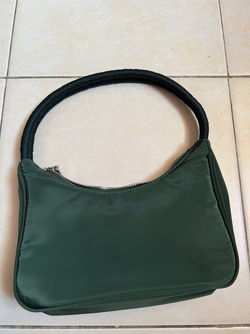 Mango nylon on sale baguette bag