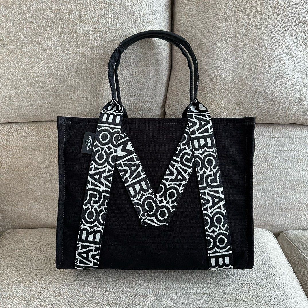Marc jacobs sales canvas shopper tote